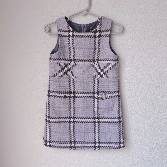 Lili Gaufrette French Brand Girls Plaid Dress Set - Picture 6 of 7